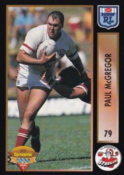 1994 Dynamic Rugby League Series 1 #79 Paul McGregor Front